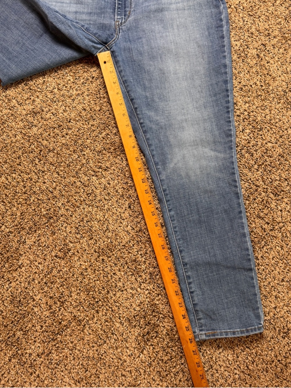 Levi’s 711 Medium Wash Skinny Blue Jeans Denim Women’s 33 - Picture 14 of 14